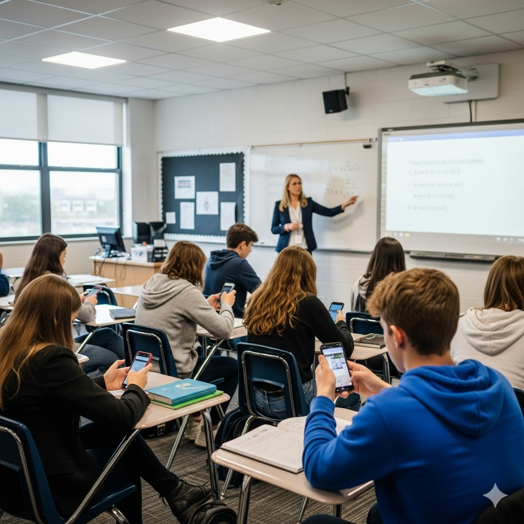 celulares en el aula