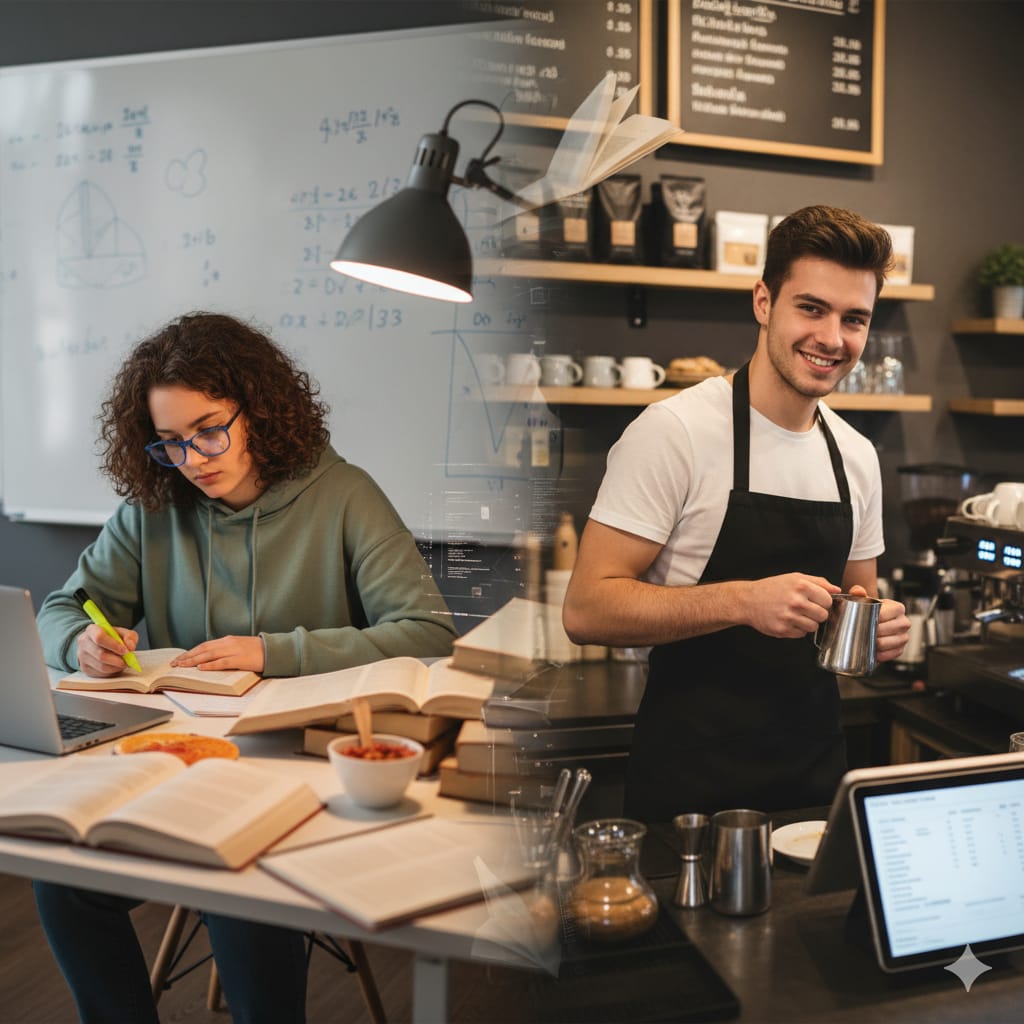 Yo estudio y Trabajo