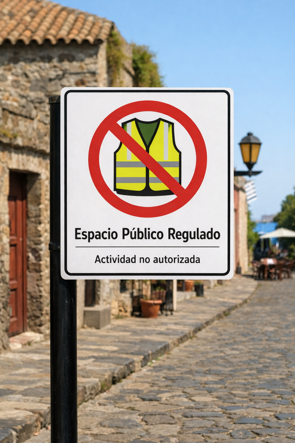 espacio no autorizado