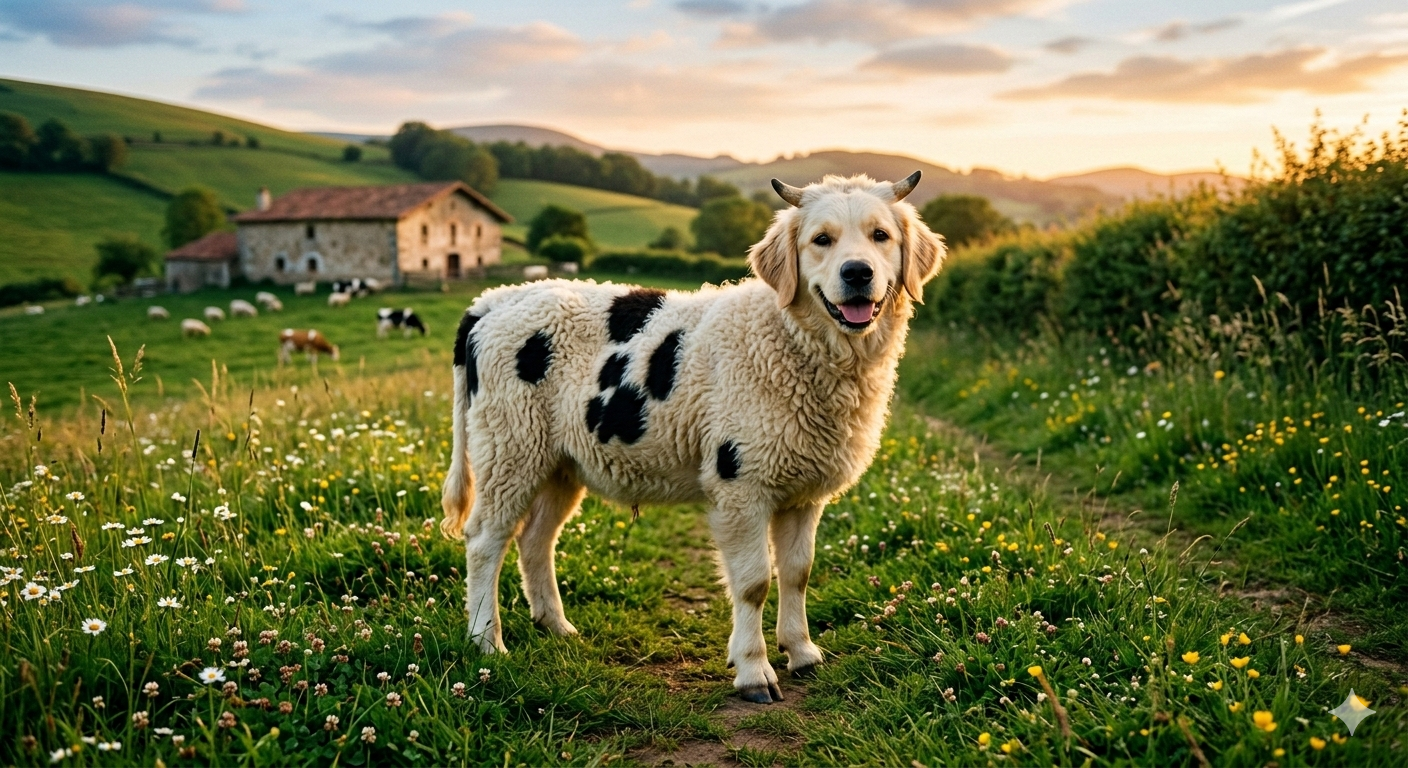 Cordero Perro vaca